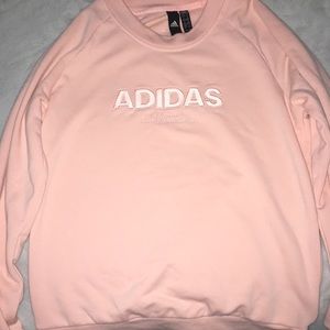 Cute Blush pink Adidas sweatshirt!!